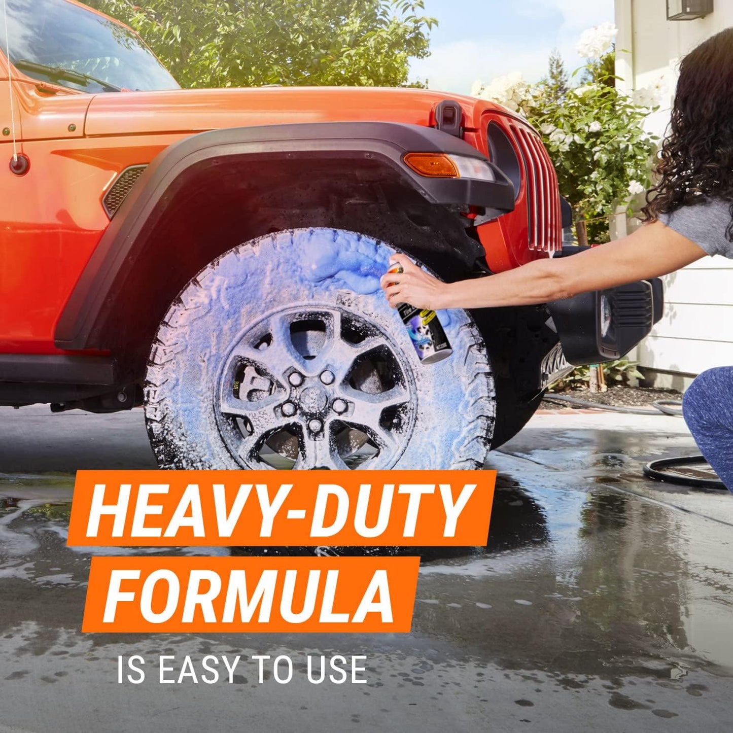 Heavy Duty Wheel and Tire Cleaner, Car Wheel Cleaner Spray, 22 Oz, Multicolor, 1.37 Pound (Pack of 1)