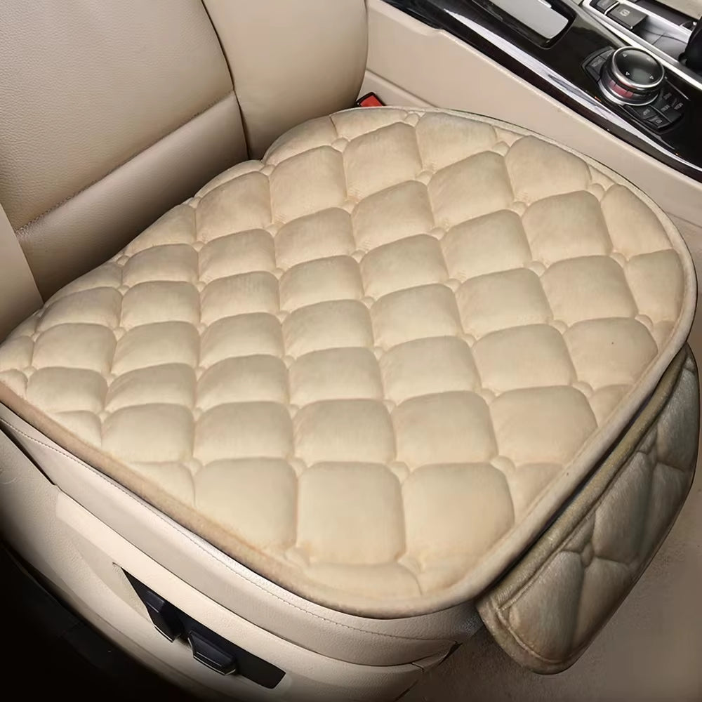 Car Seat Cushion Cover Winter Warm Anti-Slip Front Seat Cushion Comfortable Universal Car Protector Mat Auto Accessories