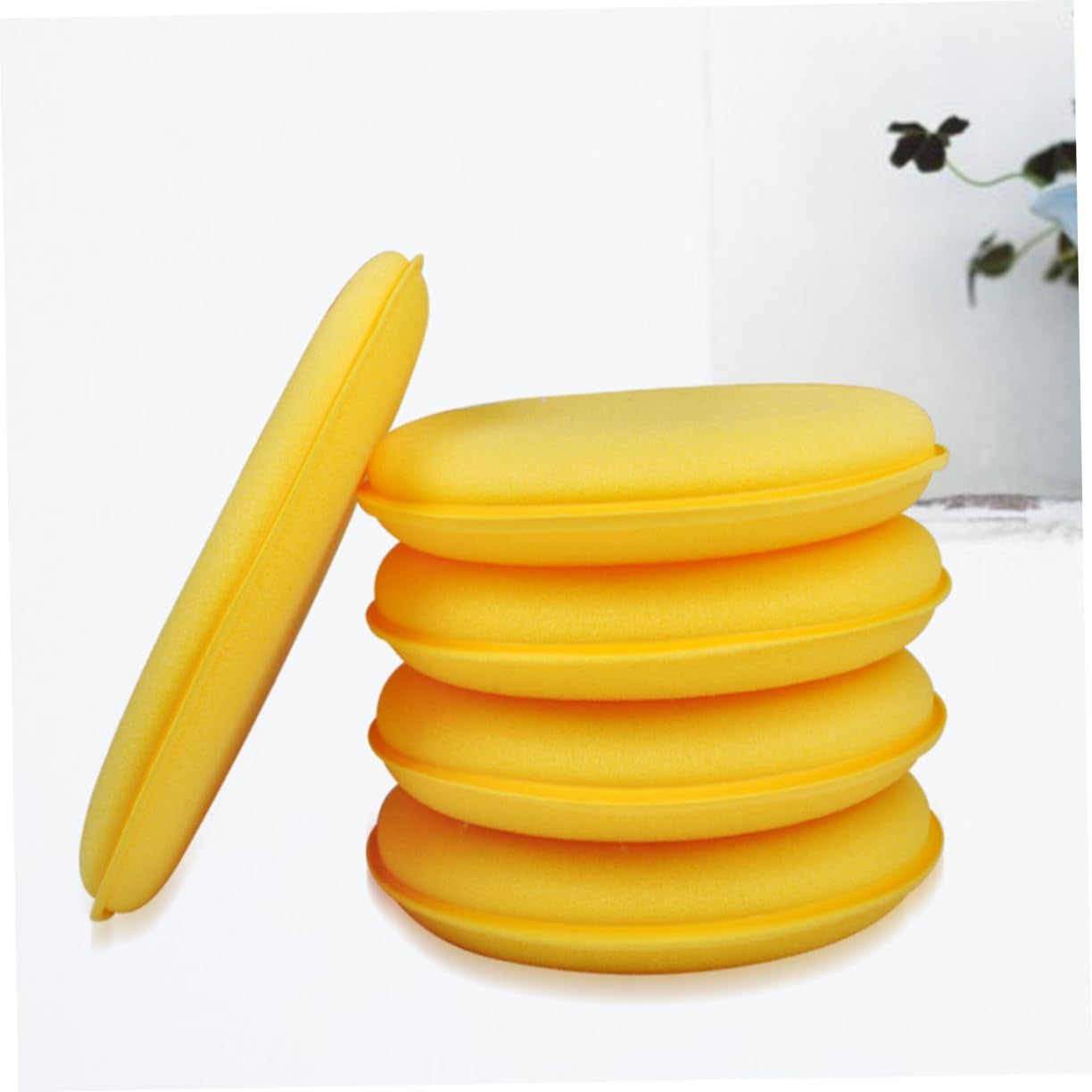 5Pcs Car Wash Sponge Polishing Discs for Car Wash Tool Multipurpose Cleaner Scrubber Pads