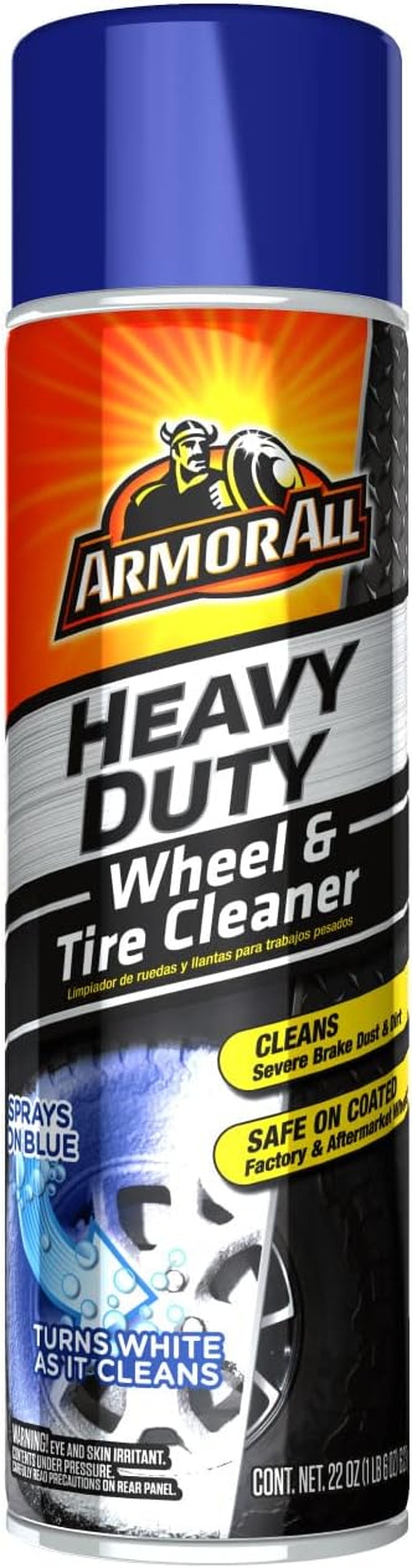 Heavy Duty Wheel and Tire Cleaner, Car Wheel Cleaner Spray, 22 Oz, Multicolor, 1.37 Pound (Pack of 1)