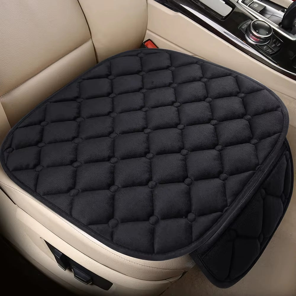 Car Seat Cushion Cover Winter Warm Anti-Slip Front Seat Cushion Comfortable Universal Car Protector Mat Auto Accessories