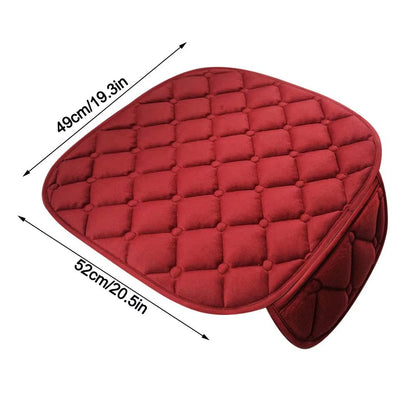 Car Seat Cushion Cover Winter Warm Anti-Slip Front Seat Cushion Comfortable Universal Car Protector Mat Auto Accessories