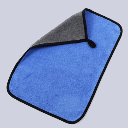 Microfiber Drying Towel - 20'' X 40'' (400GSM) - Extra Large Car Drying Cloth - 50CM*100CM - Blue Grey