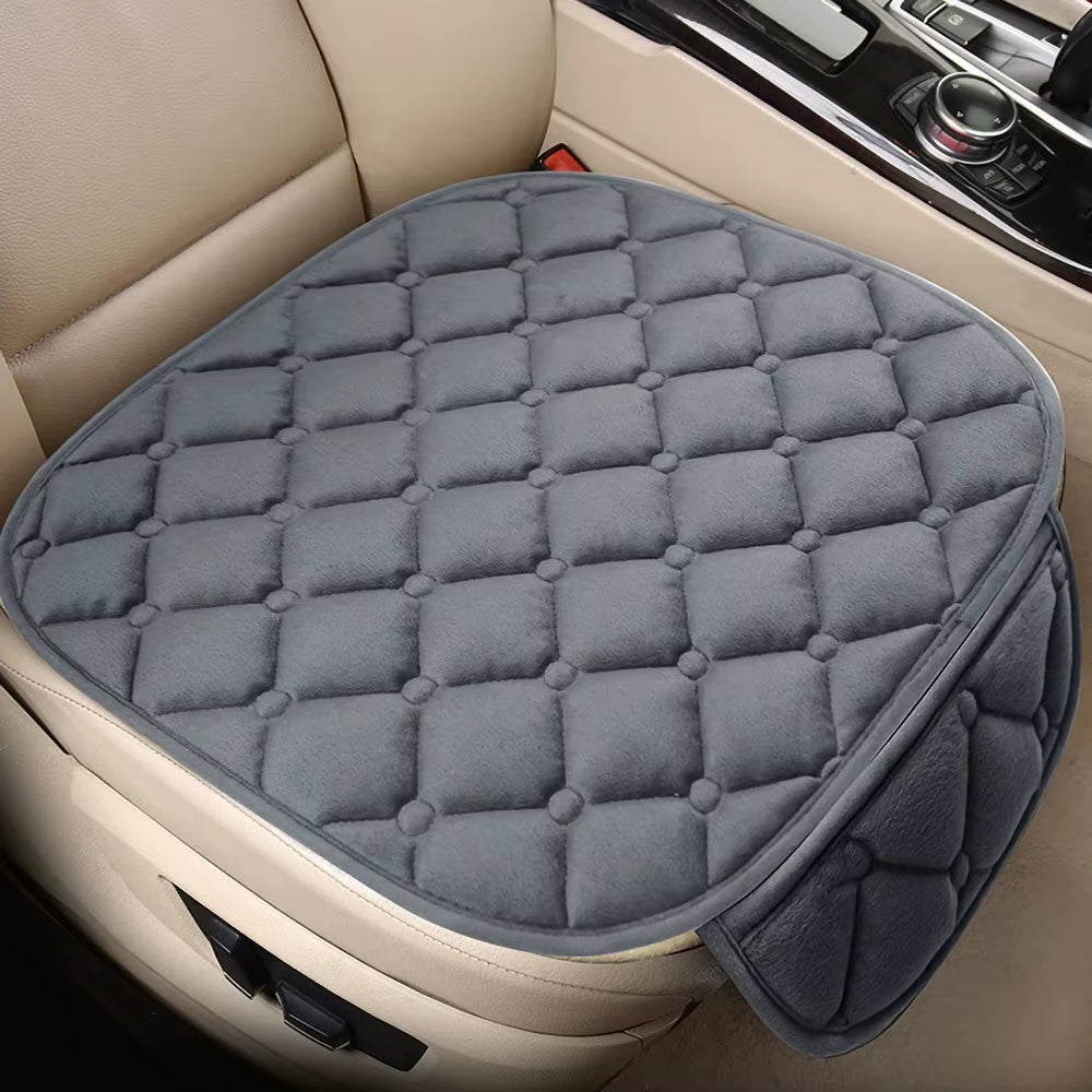 Car Seat Cushion Cover Winter Warm Anti-Slip Front Seat Cushion Comfortable Universal Car Protector Mat Auto Accessories