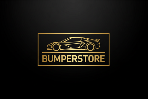 car icone, black and gold. name is BUMPERSTORE