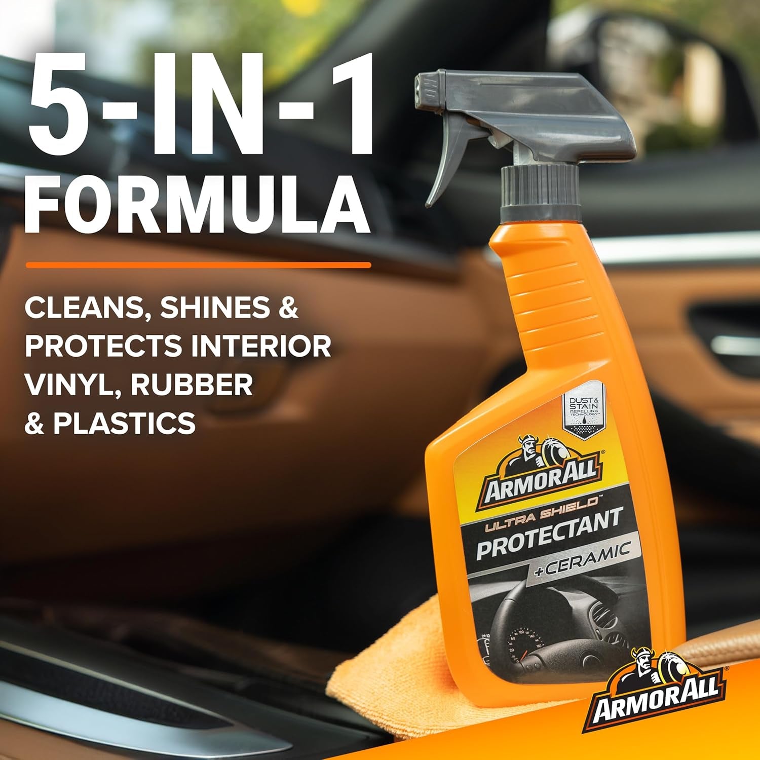 Extreme Shield Protectant Spray, Interior Car Cleaner with UV Protection against Cracking and Fading, 16 Fl Oz